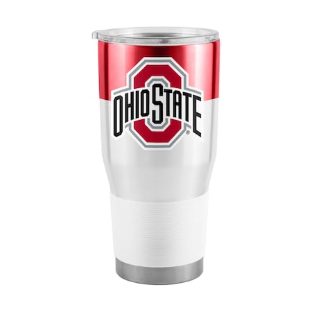 Logo Brands Ohio State 30oz Colorblock Stainless Tumbler 191-S30T-11